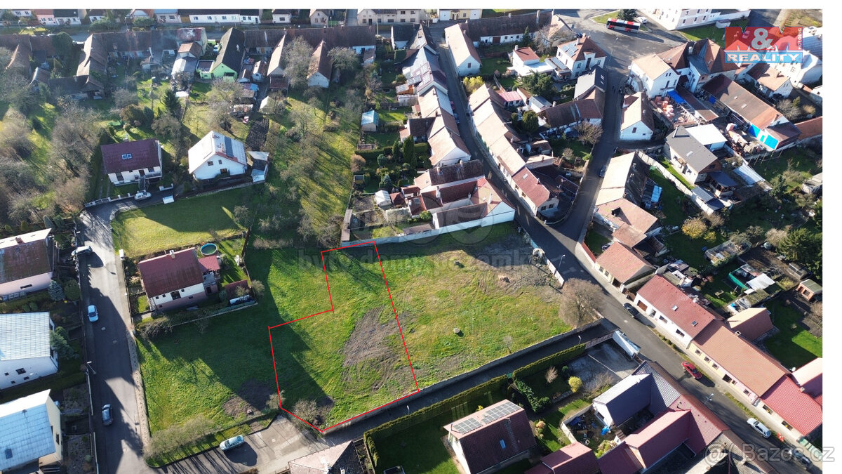 Prodej pozemku k bydlení, 1033 m², Žiželice
