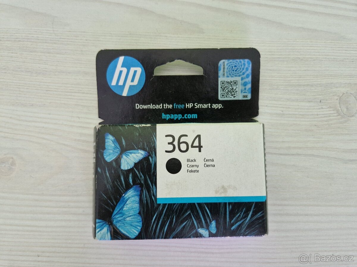 Nerozbalený inkoust HP 364 originál doprava jen 19,-