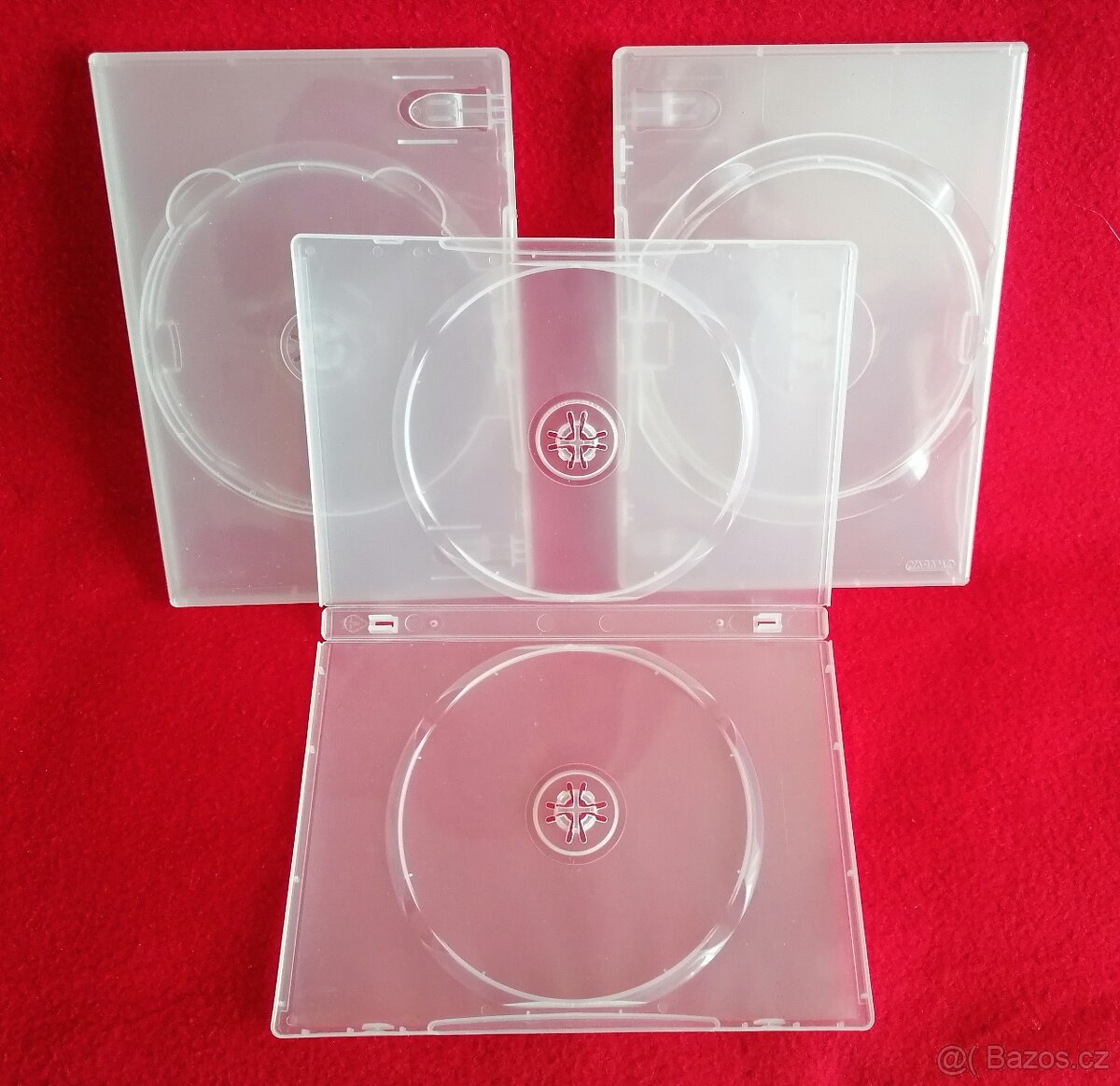 Obaly na CD-DVD bielé-priesvitné