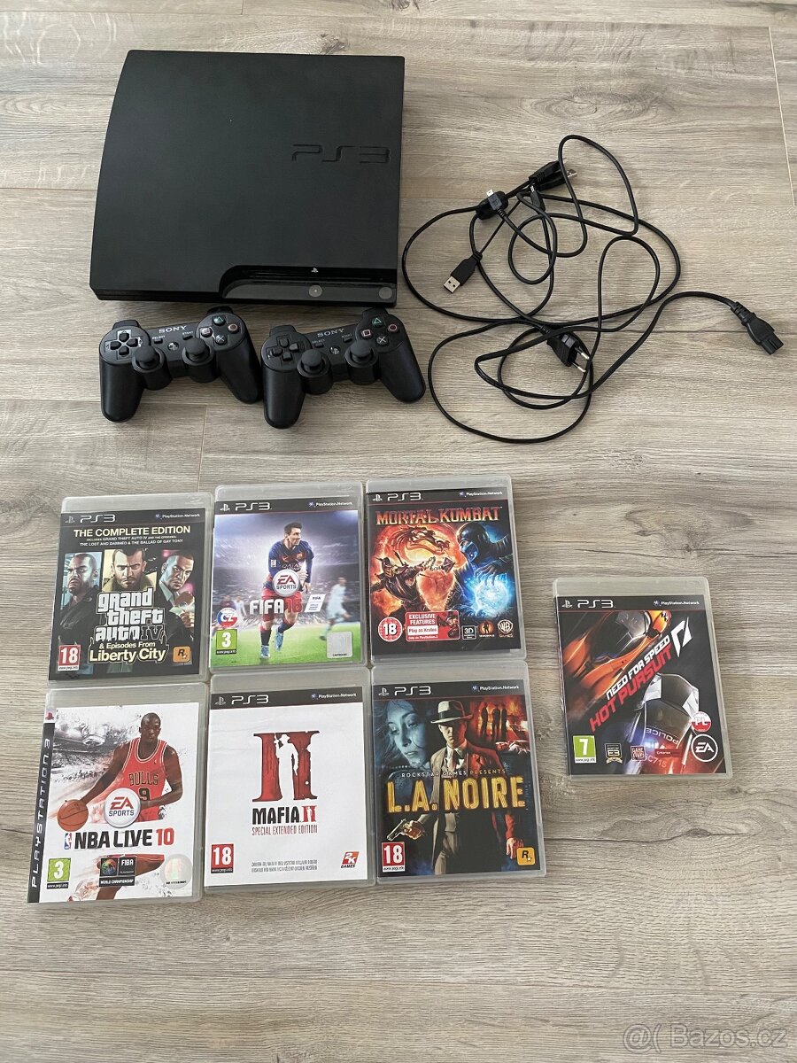 PlayStation 3, 2 ovladače a 7 her