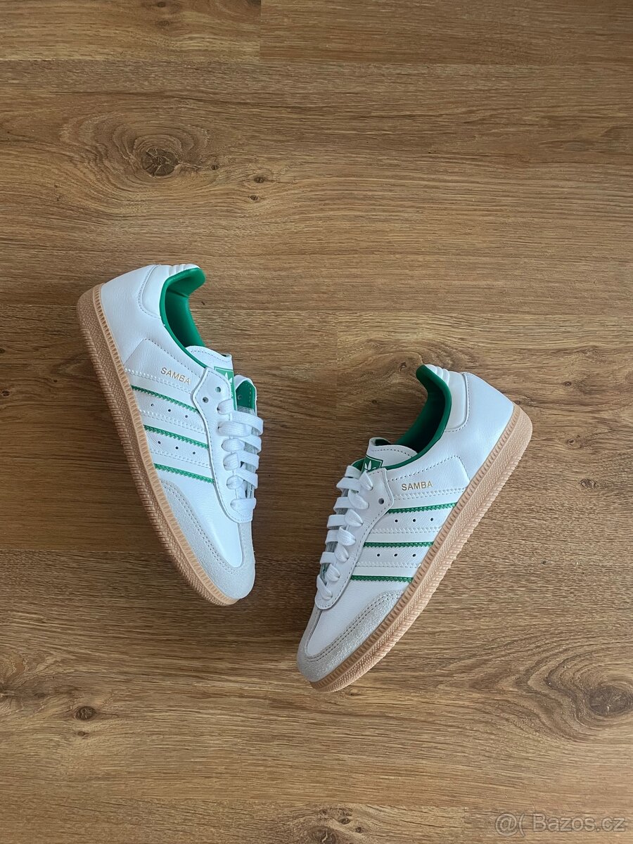 Adidas Samba Crystal White Green velikost 36