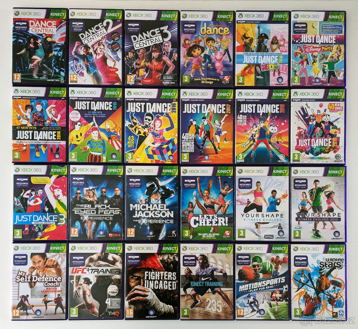 Kinect hry na Xbox 360 Praha