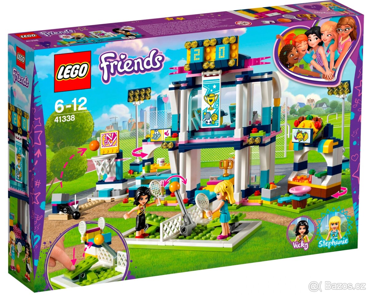 Lego Friends 41338 Stephanie ve sportovní aréně