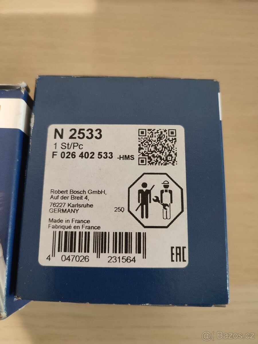 Palivový filtr naftový BOSCH F026402533