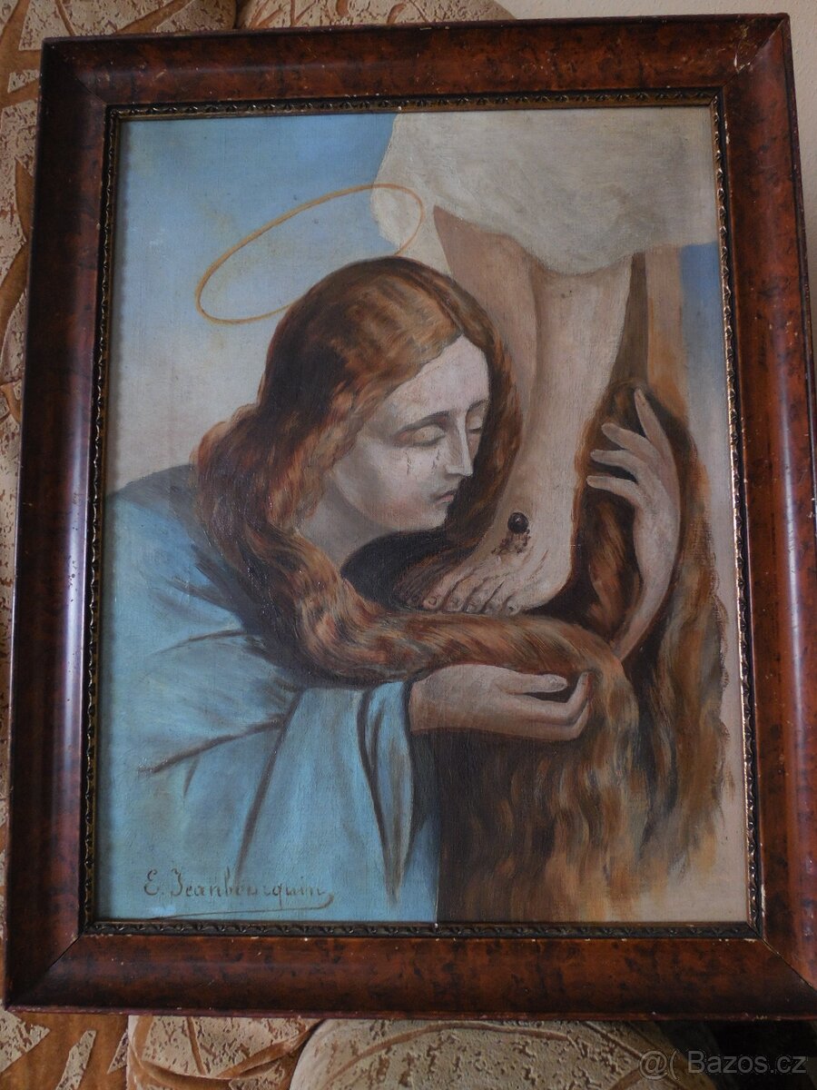 Obraz Svatý motiv, malba, signováno