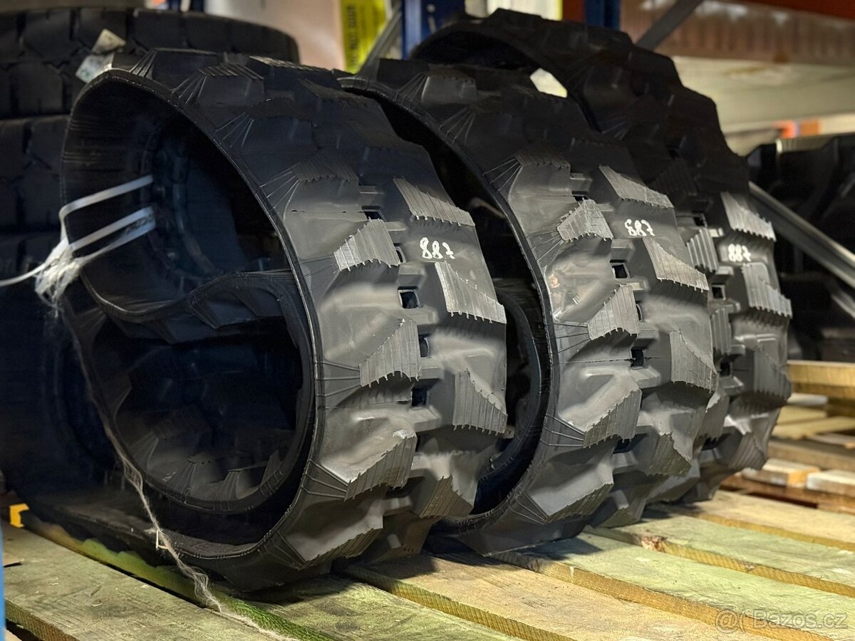 Gumové pásy na minibagre