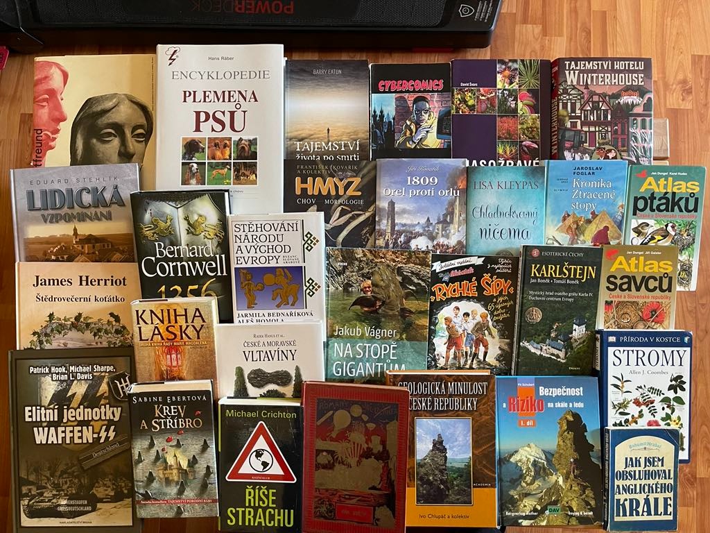 arteterapie,Příběh Němce,Kniha lásky,Cornwel,atlas biochemie