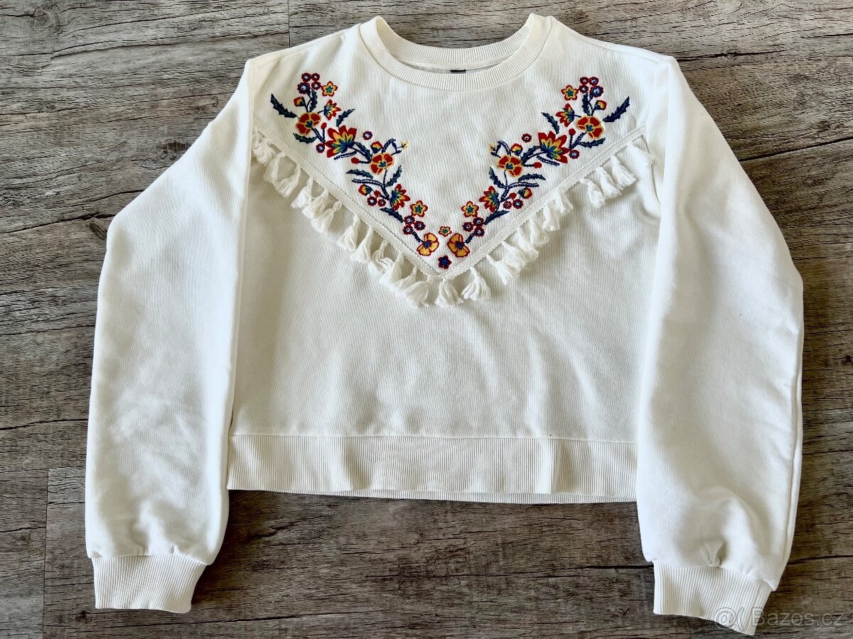 Bílá mikina H&M