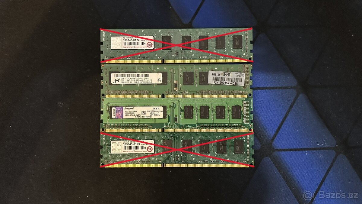 RAM DDR3 4x2GB (8GB) 1333MHz
