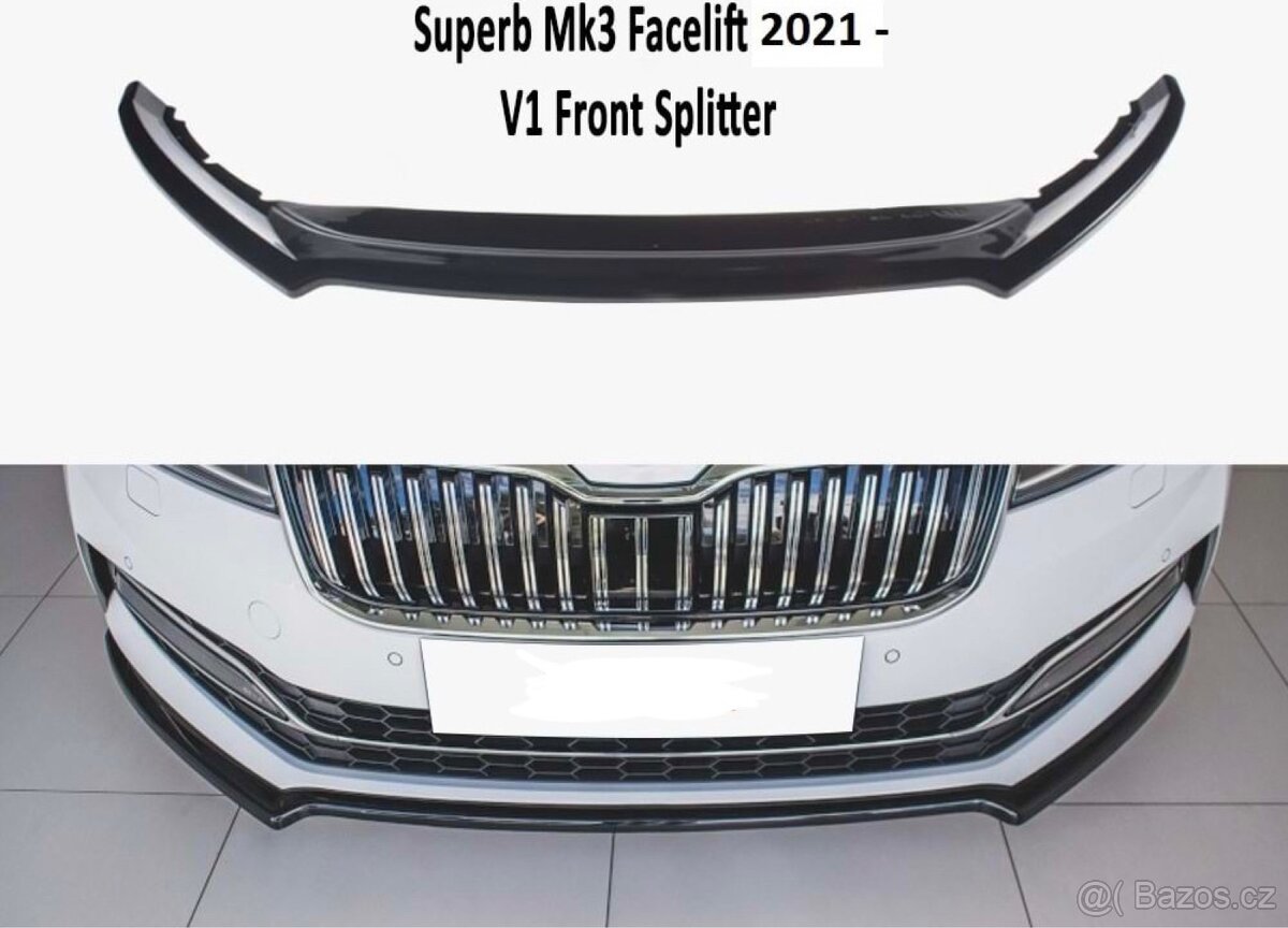 Škoda Superb 3 přední lipo nové Facelift