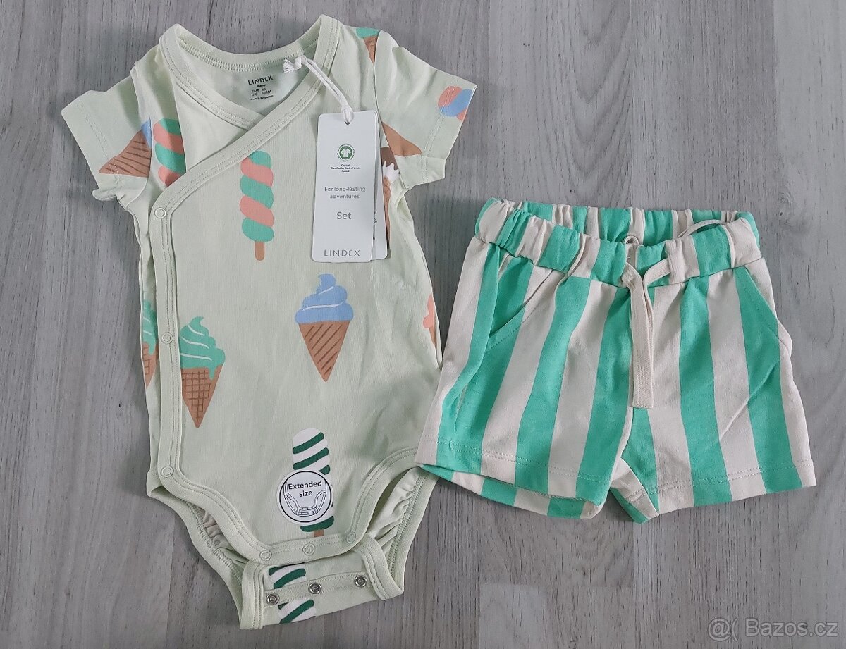 Set jahody nebo zmrzliny vel. 56 - nové Lindex