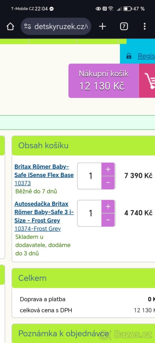 Autosedačky Britax Römer