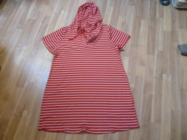 pruhaté dlouhé triko šaty vel. 4XL