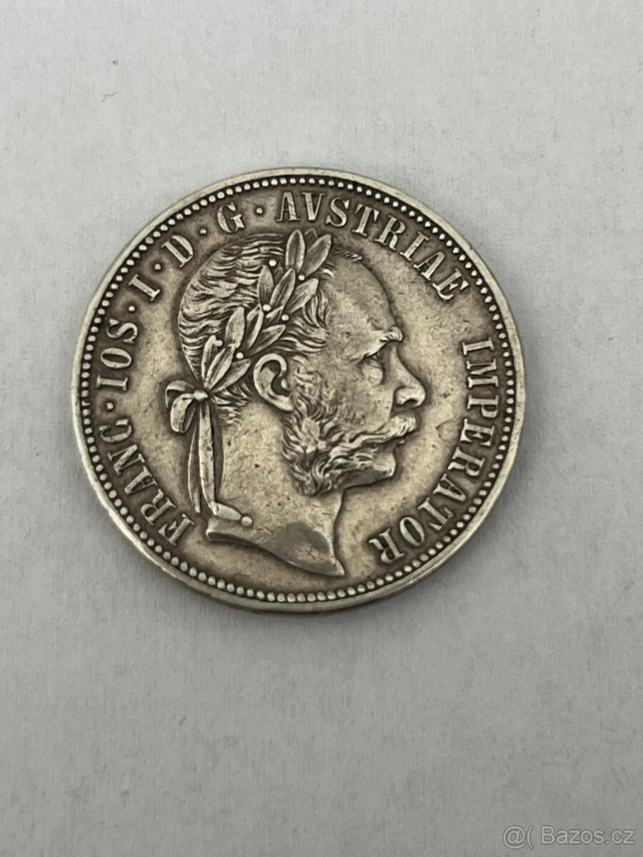 Rakousko-Uherský 1 Florin (1 Gulden) – 1878