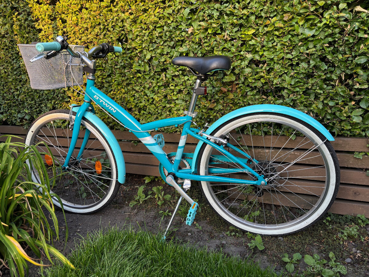 Prodám dětské 24" městské kolo BTWIN 500 – jako nové