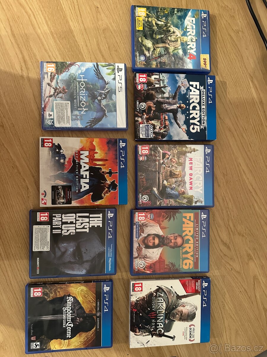 Playstation 4,5 Hry