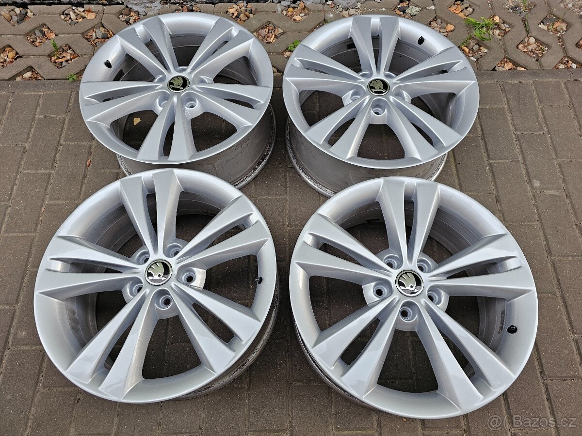ALU kola disky Škoda 5x112 R18 Neptune Octavia RS
