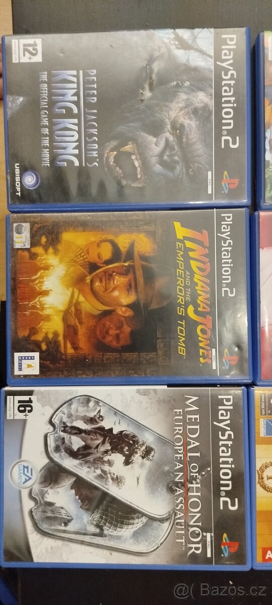 Hry na PS2/PS4/PS5 téměř nové/nové