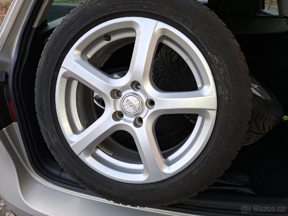 Zimní set 225/50 R17 XL.  VW Alltrack