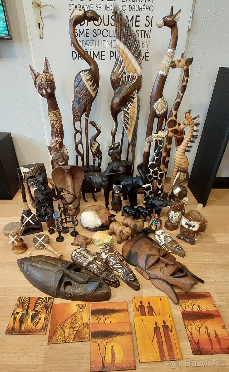 Obrazy, sošky, kachle