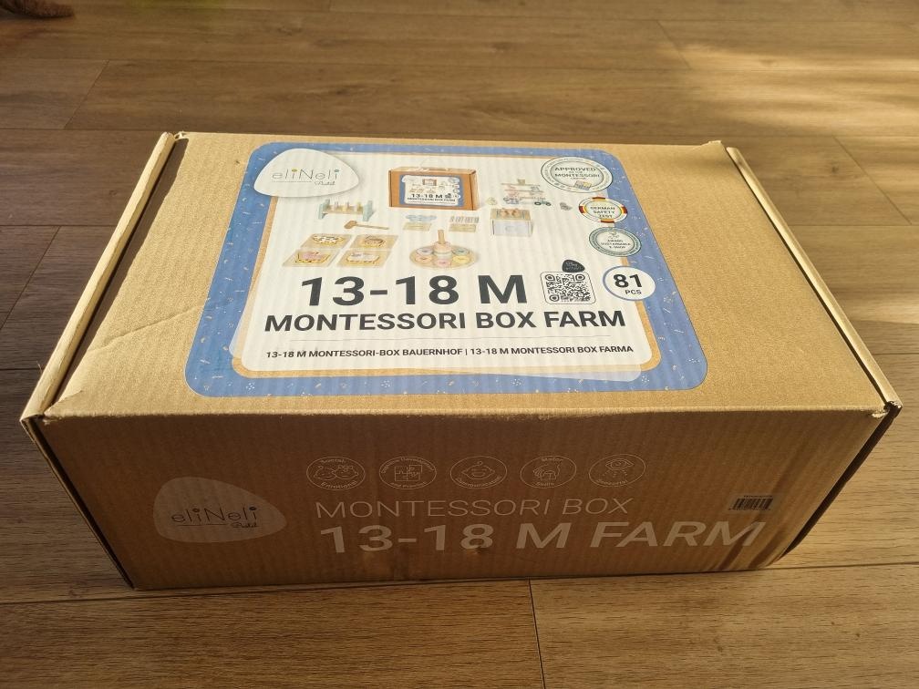 Montessori box - sada hraček 13 - 18 měsíců - nový stav