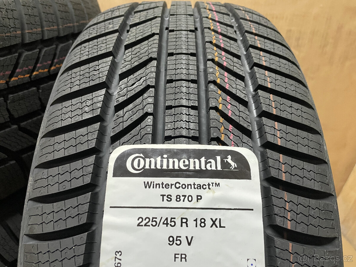 NOVÉ ZIMNÍ CONTINENTAL WC TS870P 225/45/18 95V XL FR DOT2024