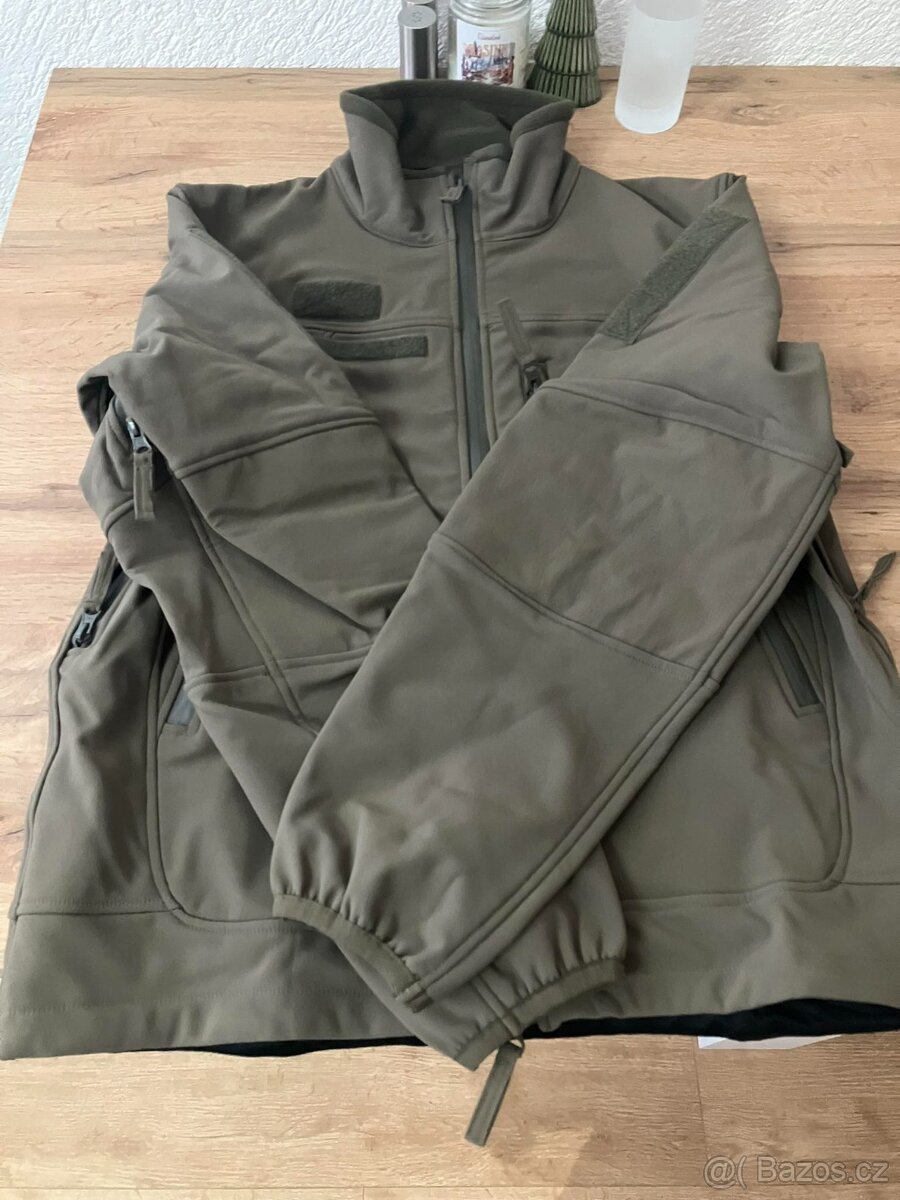 Bunda softshell Army - velikost 176/100 (M/L)