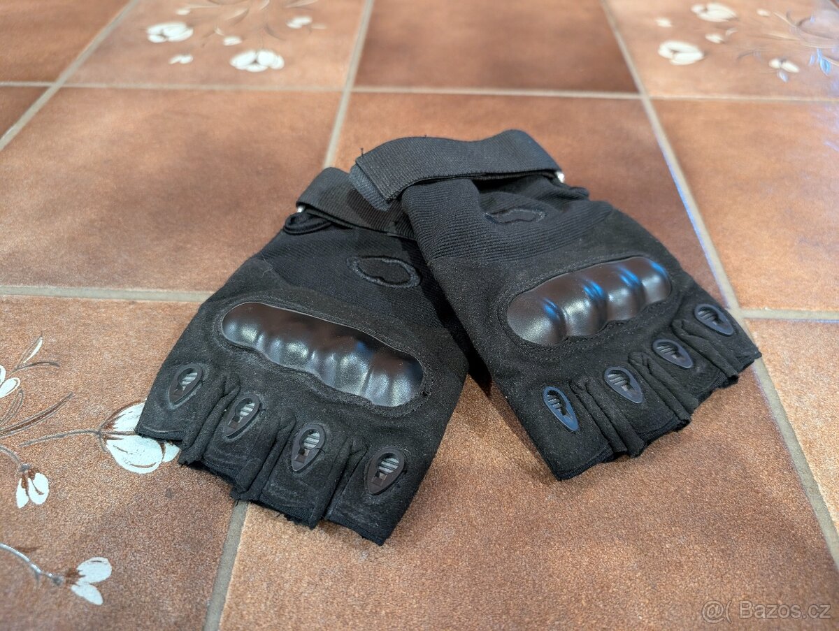 Taktické rukavice bez prstů