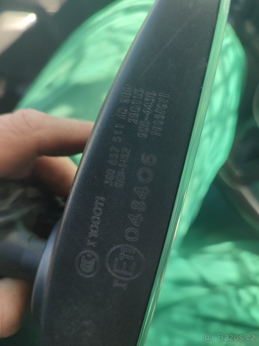 bezrámové zrcátko passat b8