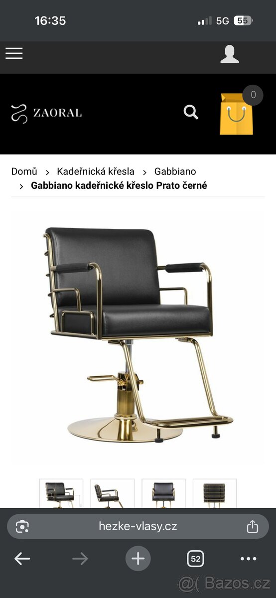 Kadeřnická křesla 2 kusy rok pouzite