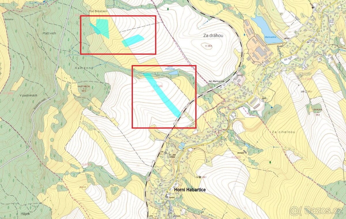 Prodej polí - 20 449 m2 - Horní Habartice