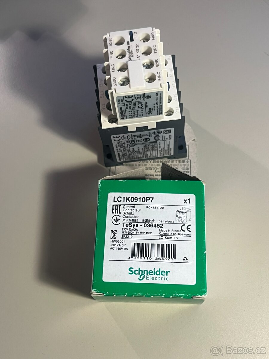 Stykač Schneider LC1K0910P7 + LA1KN22