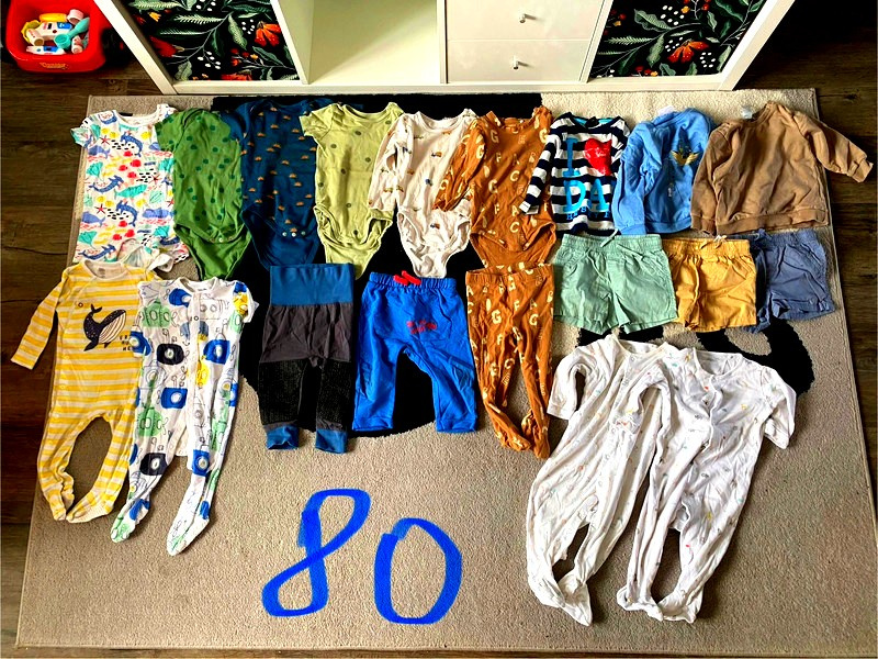 Set oblečení - chlapecké - velikost 80
