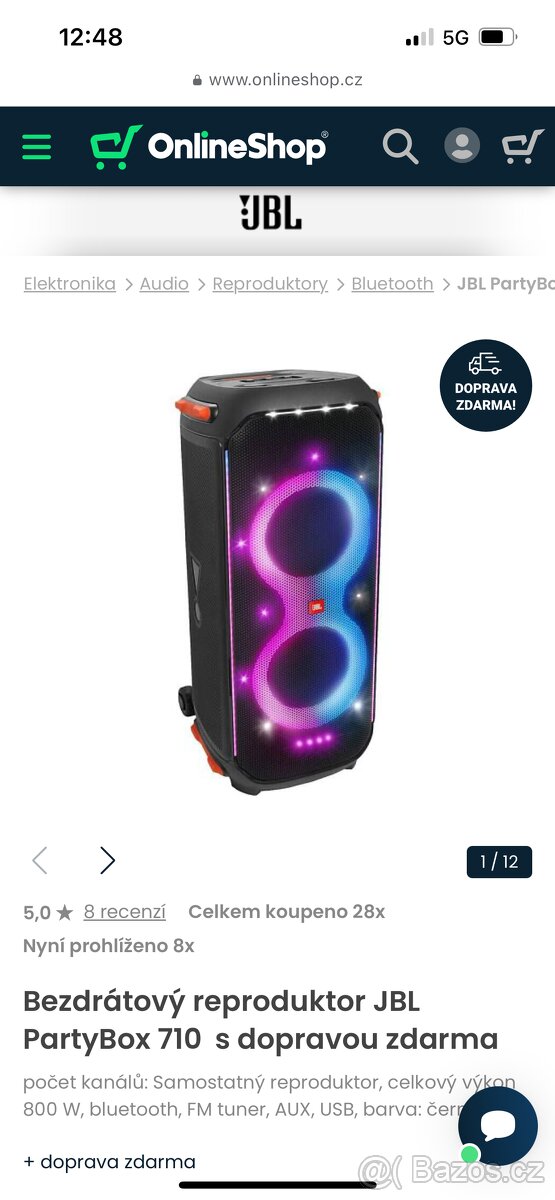 JBL 710 koupim