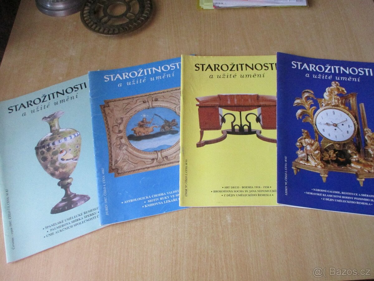časopisy STAROŽITNOSTIa užité umění