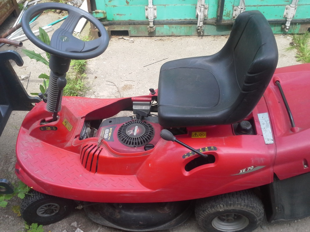Zahradní traktor, Rider