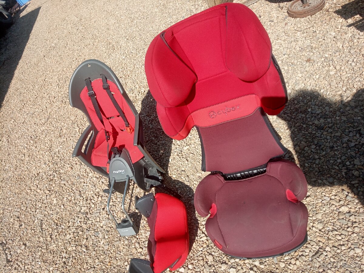 Dětská autosedačka Cybex &sedačka na jízdní kolo