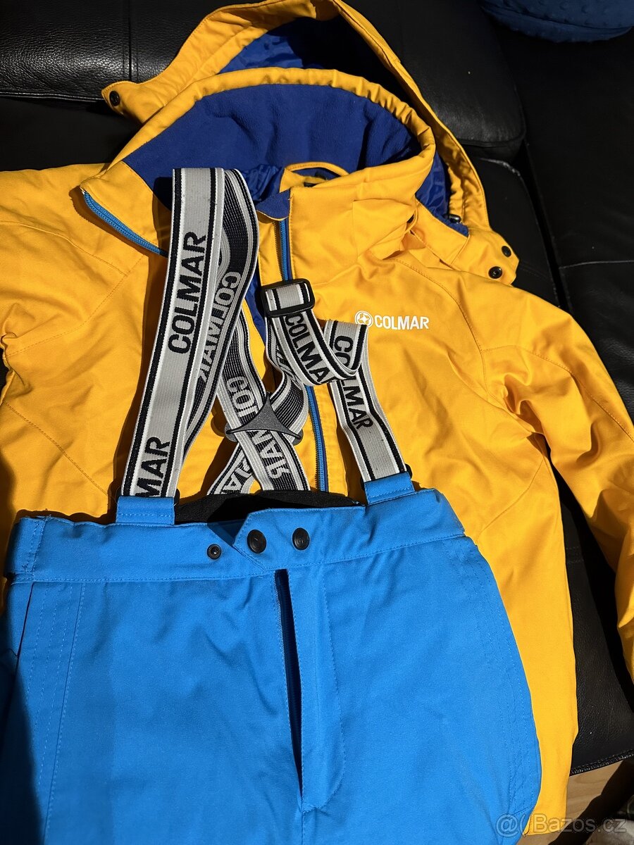 Colmar lyžařský set, zlutomodry, jako nový