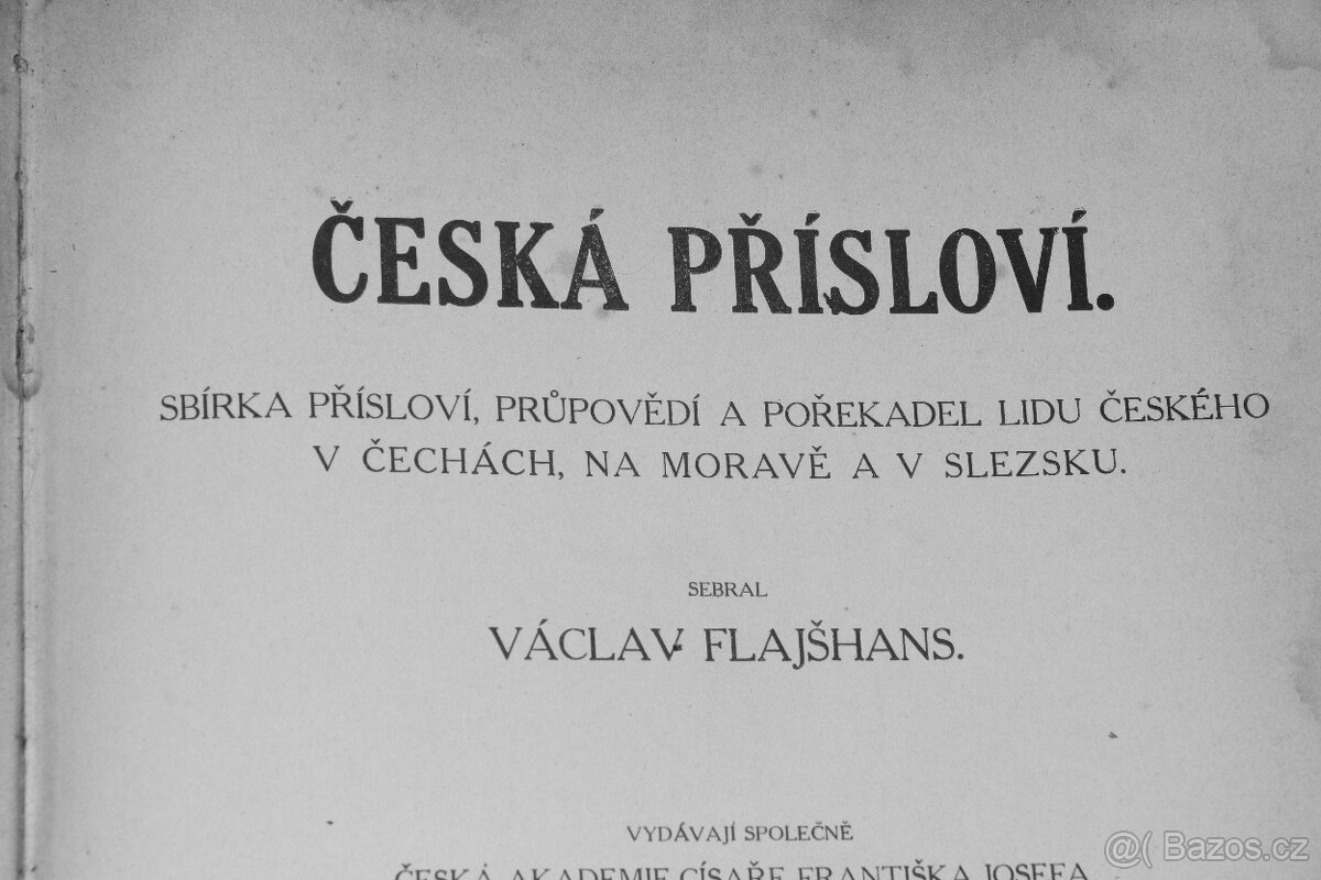 Česká Přísloví 1911