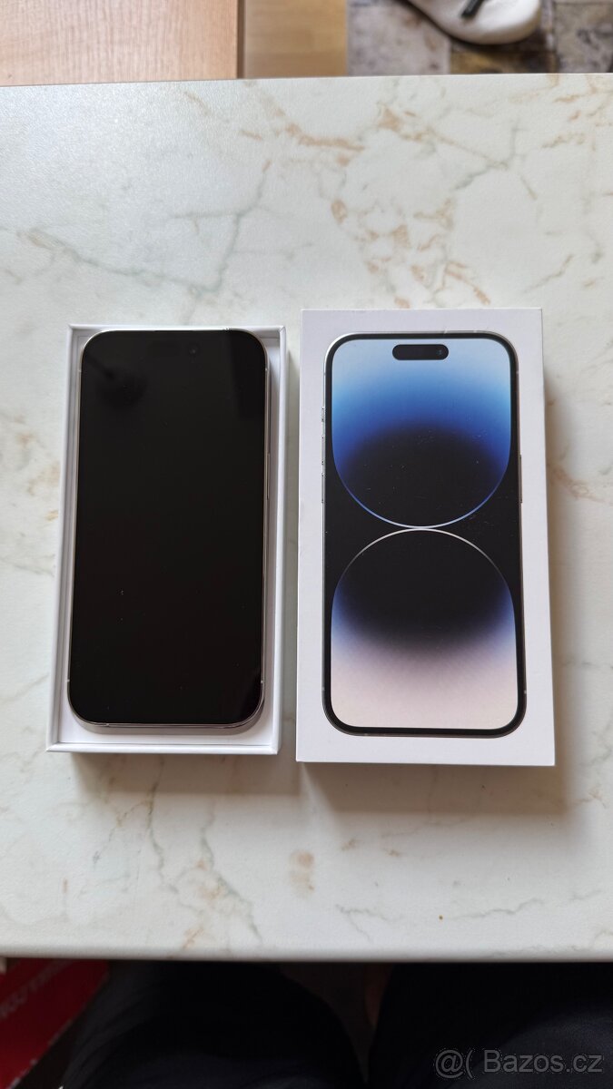 Iphone 14 Pro 256 GB, bílý, TOP stav