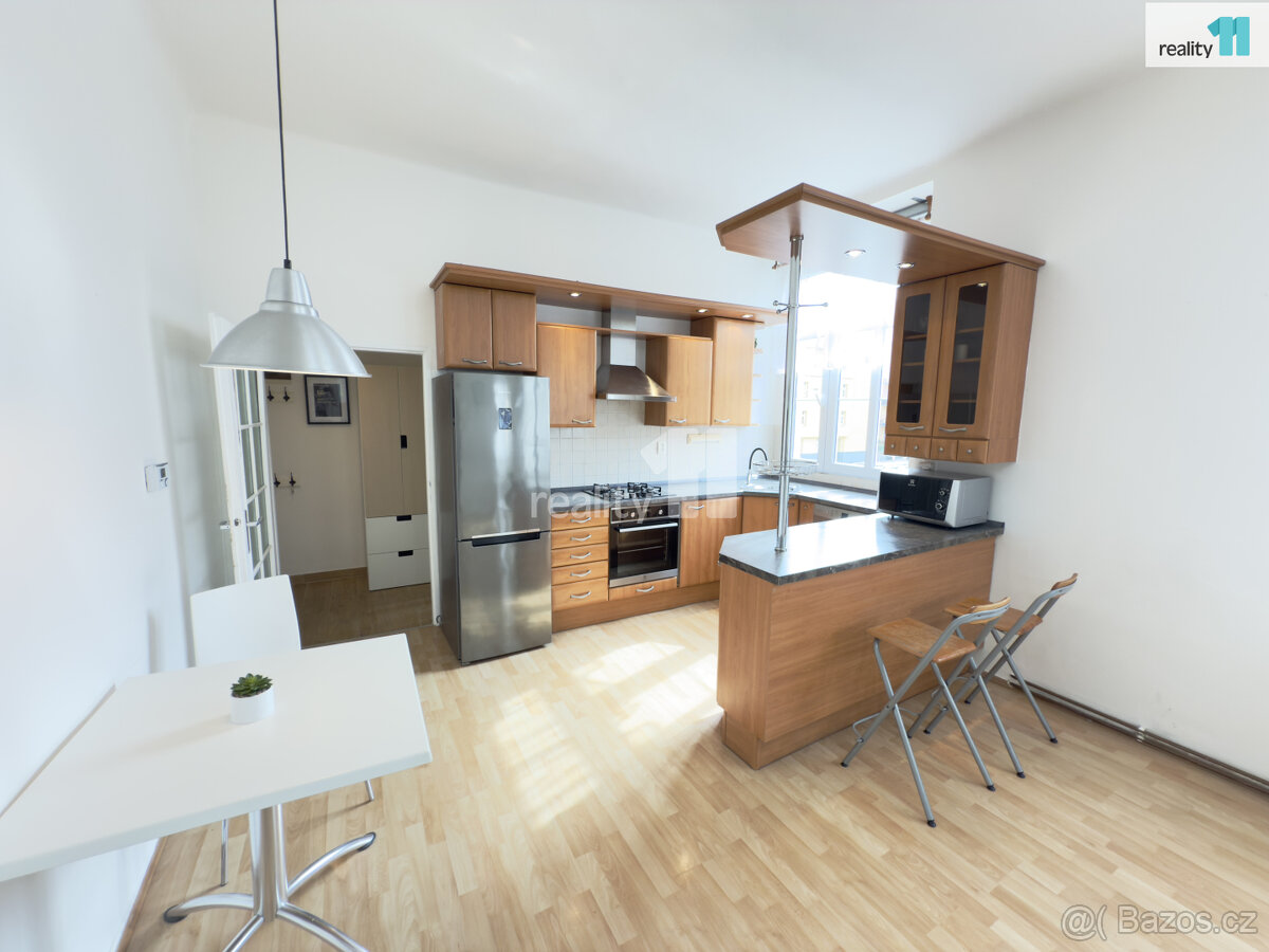 Pronájem bytu 3+kk, 56,2 m², ul. Táborská, Praha 4 - Nusle