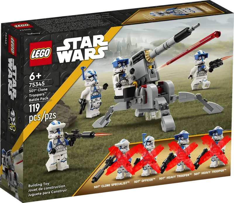 ⭐⭐⭐ Originál Lego 75345 Star Wars -75% ceny ⭐⭐⭐