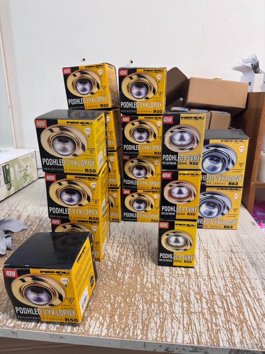 17x podhledová svítidla RENDL, různá, original balení