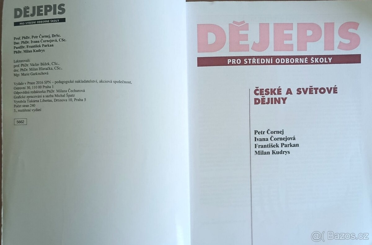 Dějepis pros střední odborné školy