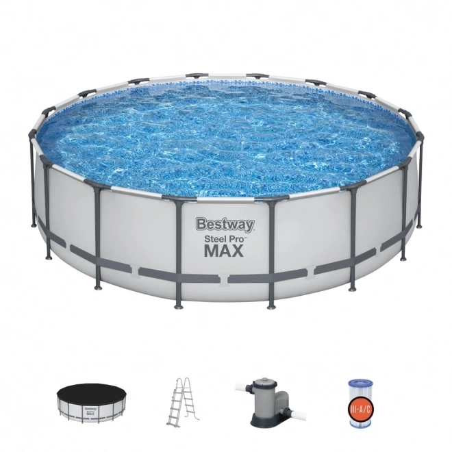 Bazén-komplet set - Steel Pro MAX 4,88 m x 1,22 m -nový