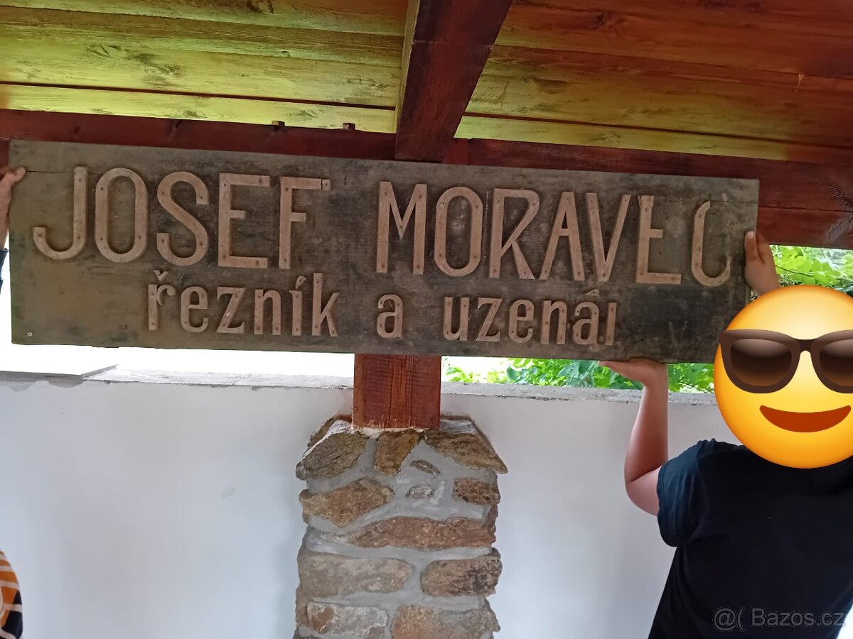 Starožitná cedule
