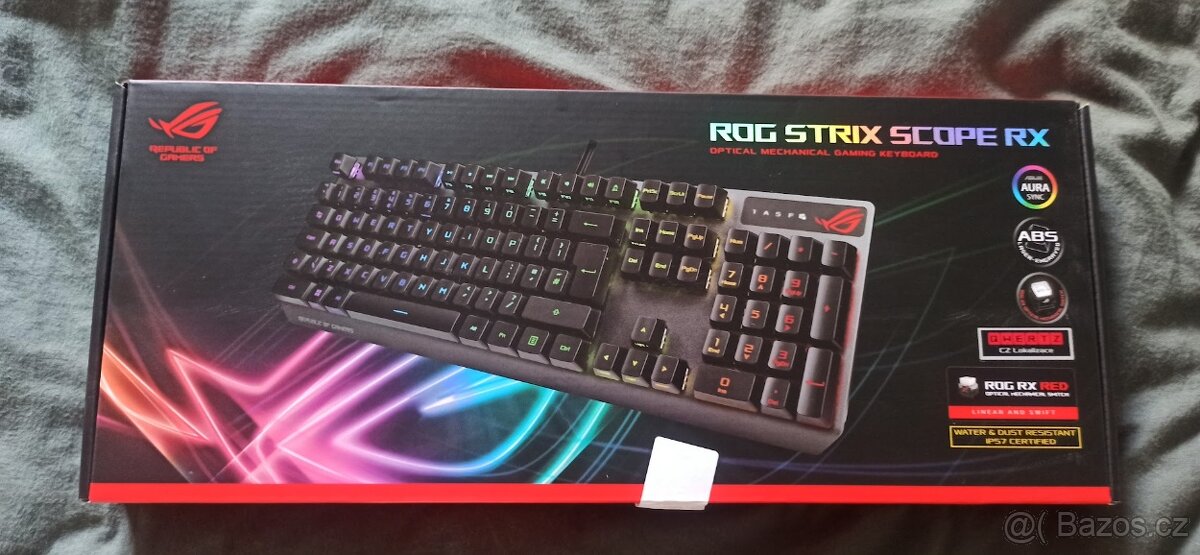 Asus herní klávesnice