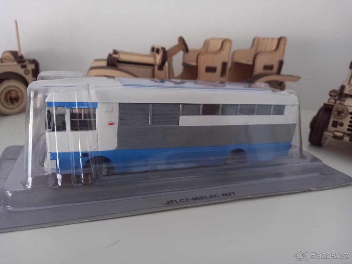 Modely autobusů DeAgostini 1:72 Jelcz