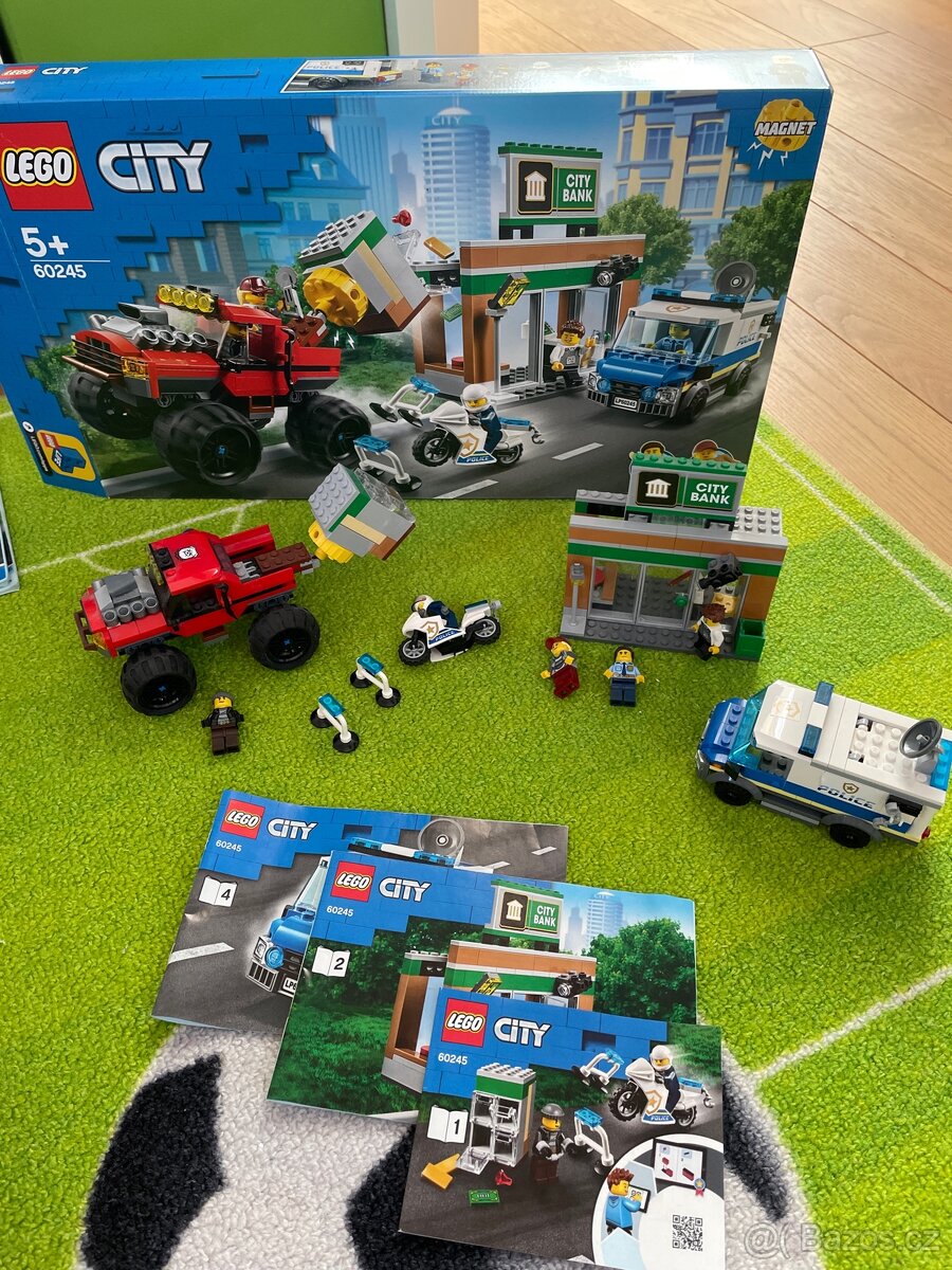 Lego City 60245, komplet, loupež s monster truckem