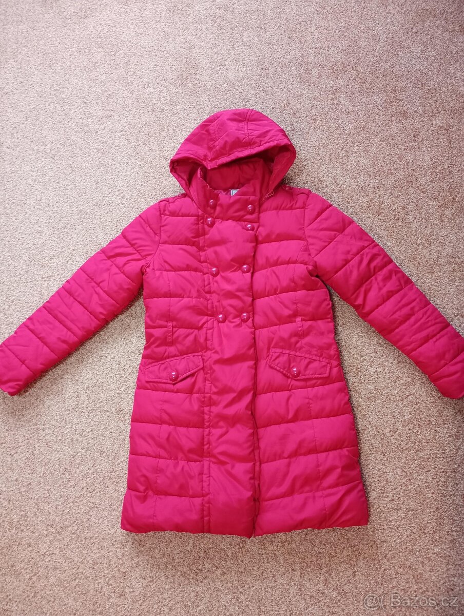 Dívčí zimní kabát Next, vel. 11 - 12 let